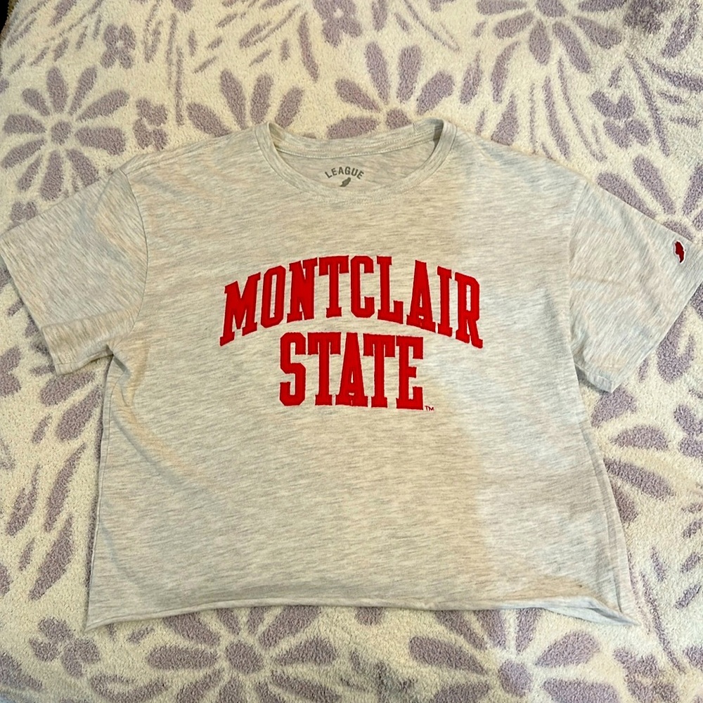 Montclair State University College cropped shirt